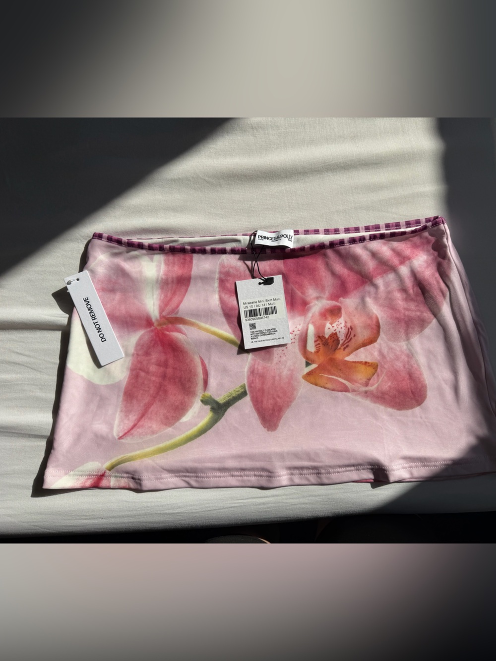 Princess Polly Pink Floral Mini Skirt